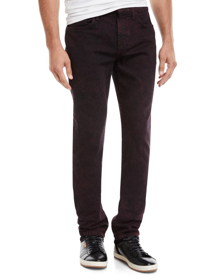 Men's The Slim Fit Acid-wash Jeans