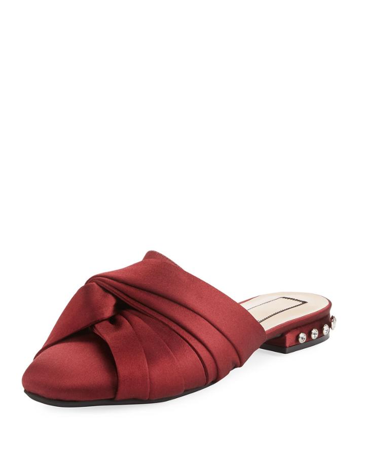 Satin Knotted Flat