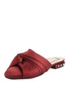 Satin Knotted Flat