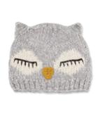 Sleeping Owl Knit Beanie