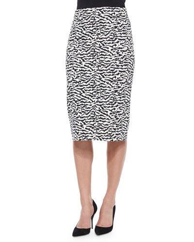 Animal-print Pique Pencil