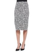 Animal-print Pique Pencil