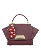 Eartha Iconic Crossbody Bag W/floral Charm