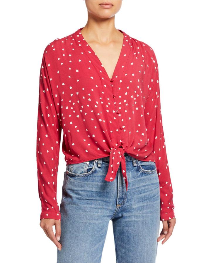 Sloane Hearts Tie-hem