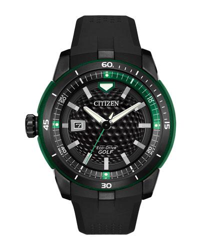 47mm Men's Eco-drive Golf Watch