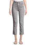 The Isabelle Cropped Raw-hem Jeans