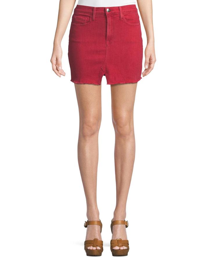 Le Mini Slit-front Denim