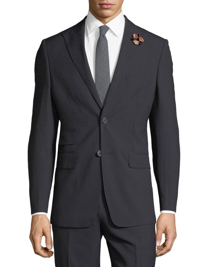 Men's Pinstriped Two-piece