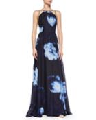 Floral Ikat-print