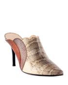 Scalloped Python-printed