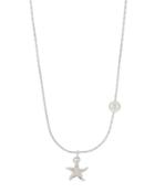 Pearl & Star Pendant Necklace