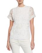 Silk Embroidered Overlay
