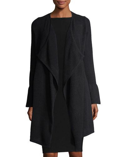 Cashmere Bell-sleeve Cardigan