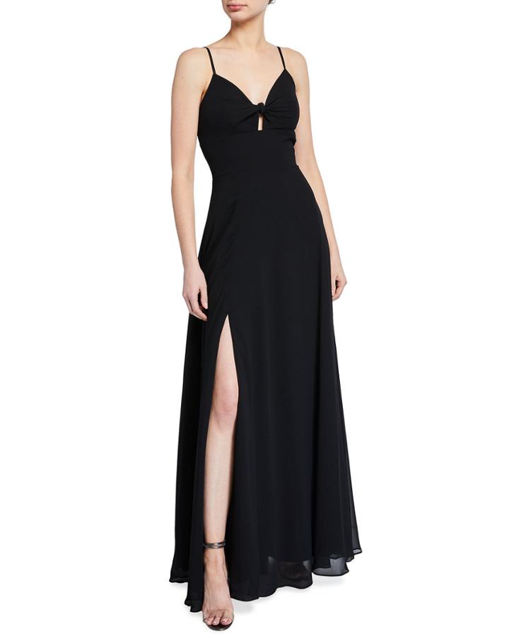 Cambria Faux-knot Gown W/ Front