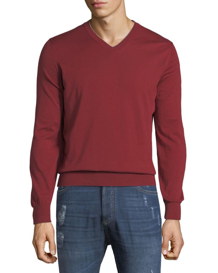 Men's V-neck Lightweight
