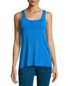 Cross The Line Athletic Tank Top, Blue