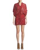 Bamanta Half-sleeve Paisley-print