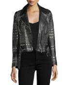 Elysee Studded Leather