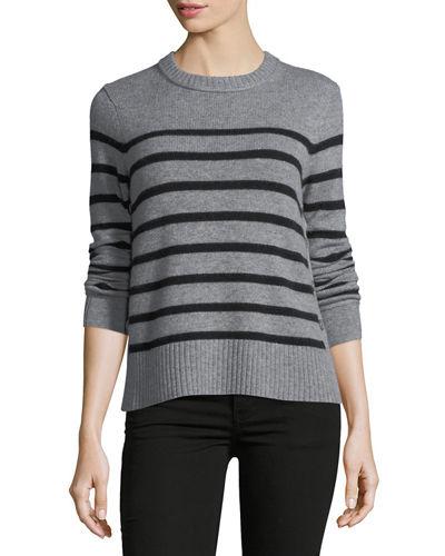 Cashmere Breton-stripe Side-button