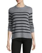 Cashmere Breton-stripe Side-button