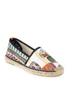 Alba Buckle-print Flat Espadrilles