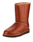 Classic Short Leather Booties