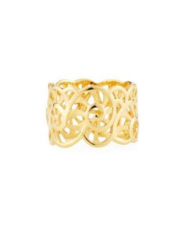 Actea 18k Yellow Gold Band Ring,