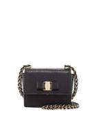Ginny Vara Medium Crossbody Bag, Black