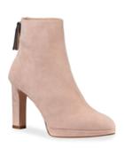 Delphine Suede Ankle Booties