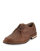 Waylon Leather Lace-up Oxford, Tan