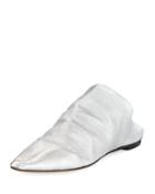 Saily Metallic Leather