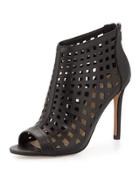 Infusion Caged Leather Bootie,