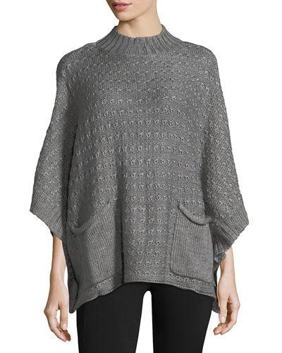 Lennox Knit Pocket Poncho