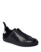 Como Mixed Leather Low-top