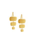 Murano 18k Gold Triple-drop Earrings