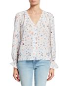 Bolona Floral-print Chiffon Blouse