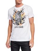 Men's Tiger Graphic Short-sleeve Cotton T-shirt