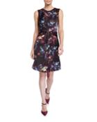 Drape-front Dress