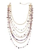 Mixed Chain & Bead Layered Necklace