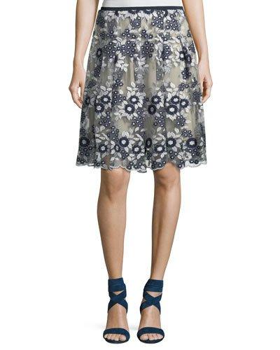 Nicole Floral Mesh A-line