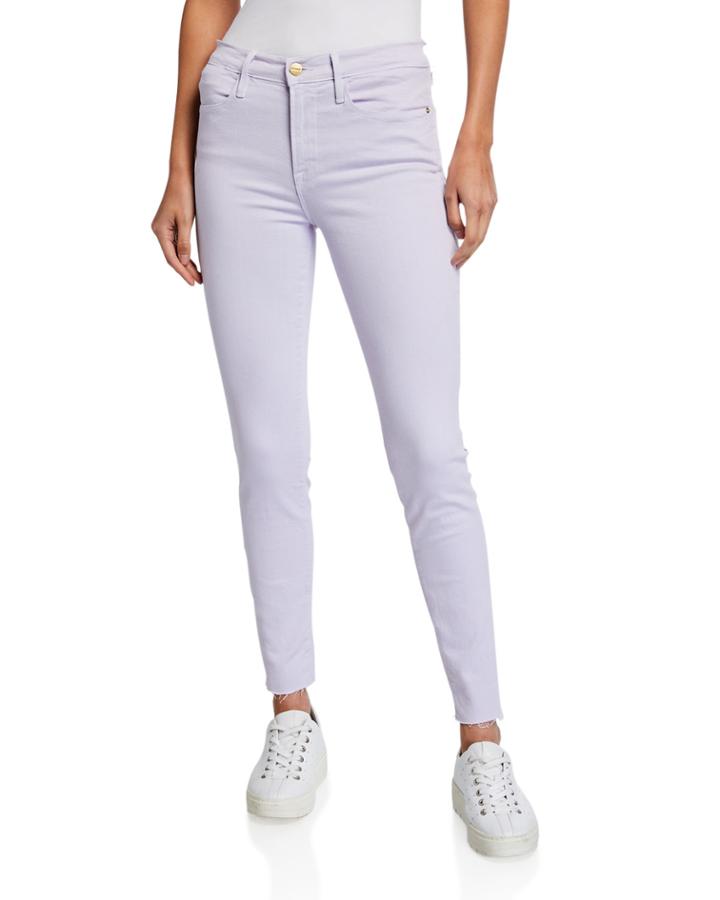 Le High Skinny Raw-edge Pants
