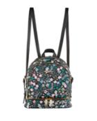 Cara Floral-print Nylon Backpack Bag