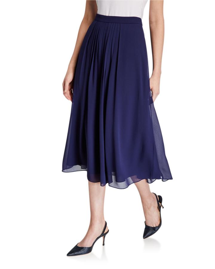 Pleated Georgette
