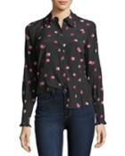 Floriana Button-front Long-sleeve