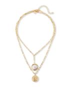 2-chain Pendant Necklace
