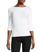 Lace-up Crepe Top