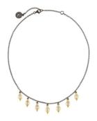 Teardrop Crystal Fringe Choker