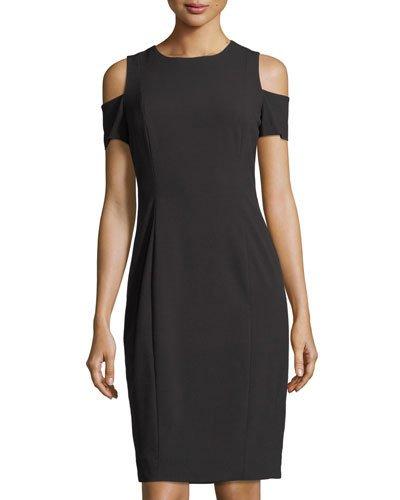 Cold-shoulder Crepe