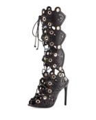 Cannes Tall Leather Lace-up