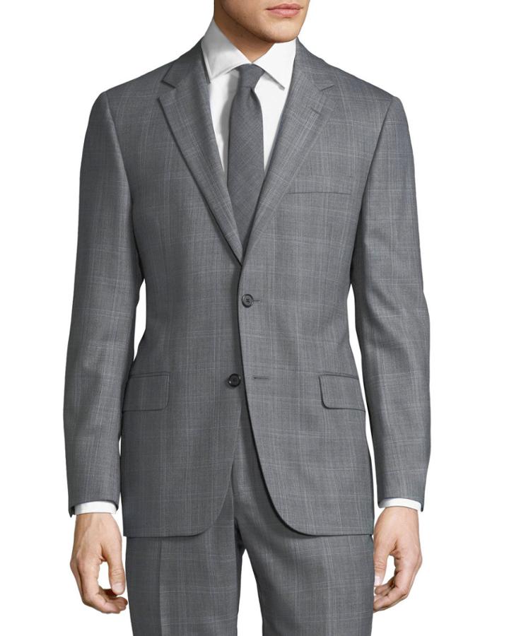 Men's Herringbone-check Two-piece